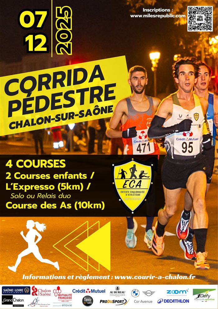 Affiche de la 48e Corrida des Lumières, 2025